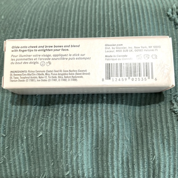 GLOSSIER HALOSCOPE Dew Effect Highlighter in TOPAZ Full Size NEW IN BOX! - Picture 8 of 8